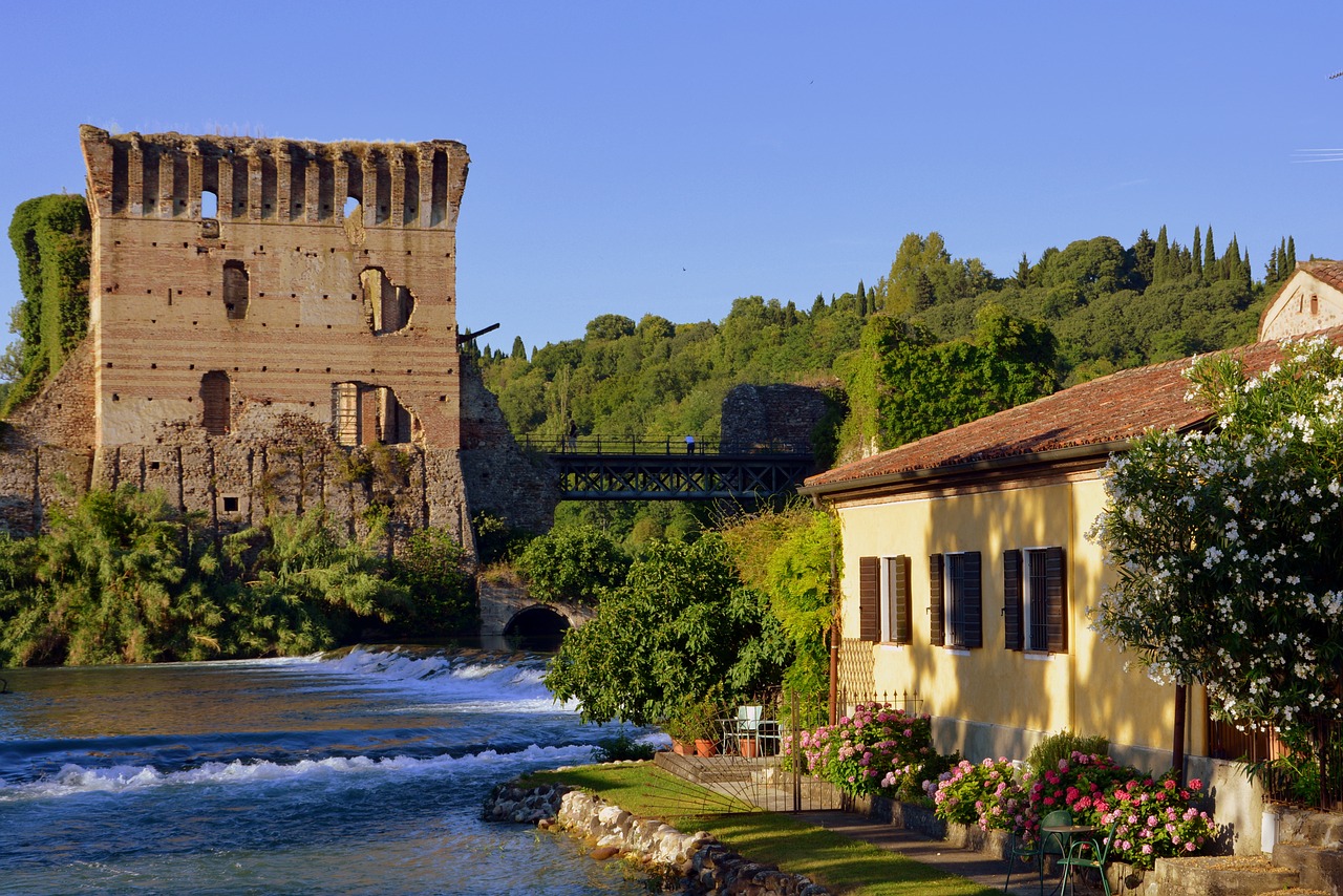Borghetto sul Mincio, vilarejo bucólico na região de Garda