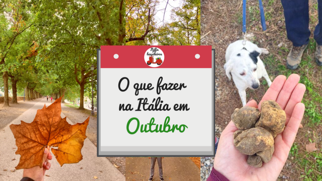 Agenda de eventos na Itália em outubro